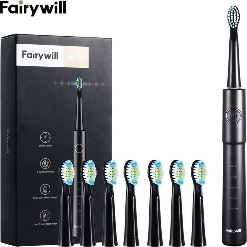 Fairywill Cepillo Electrico E11 Recargable IPX7