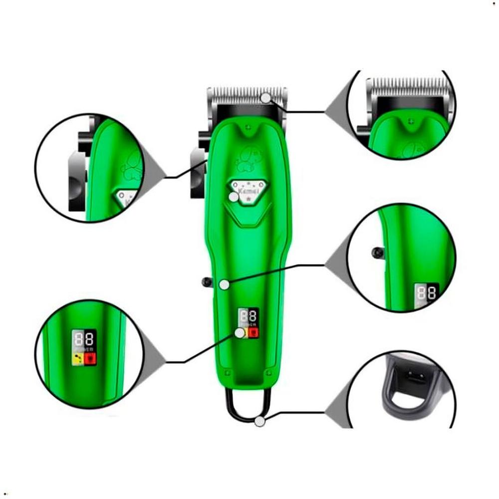 Maquina Corte Pelo Mascota KEMEE A99 Inalambrico pantalla