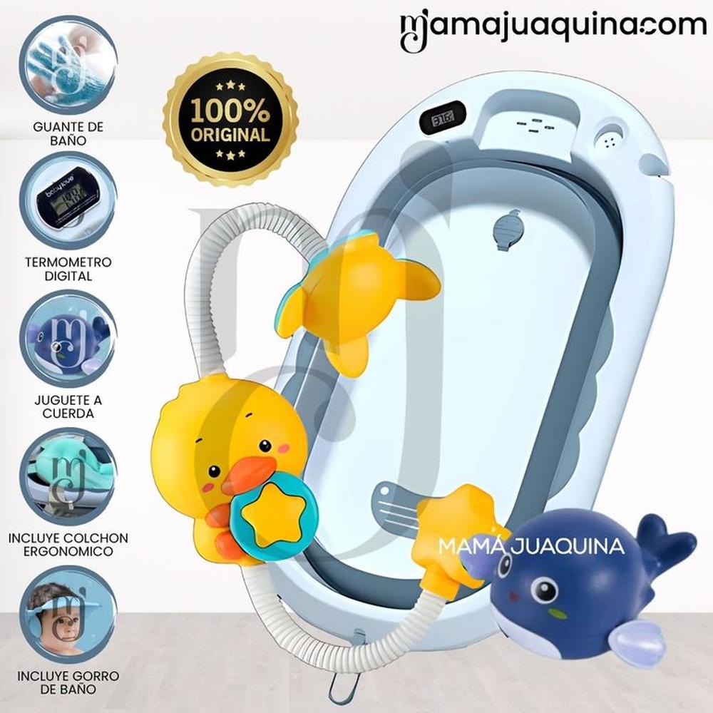 Bañera Plegable con Regadera «JADDE ROSSI» Blue