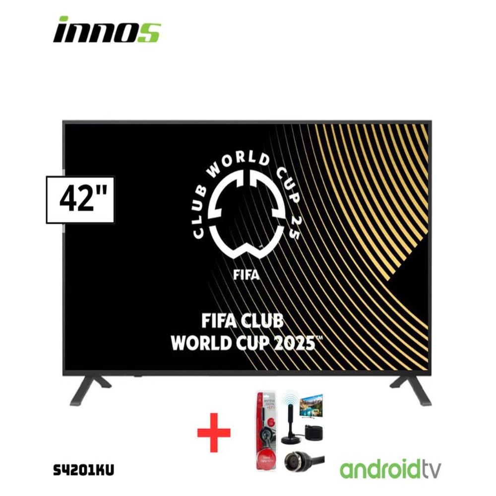 TELEVISOR INNOS LED 42 SMART TV CON ANDROID TV S4201KU MAS Antena Digital
