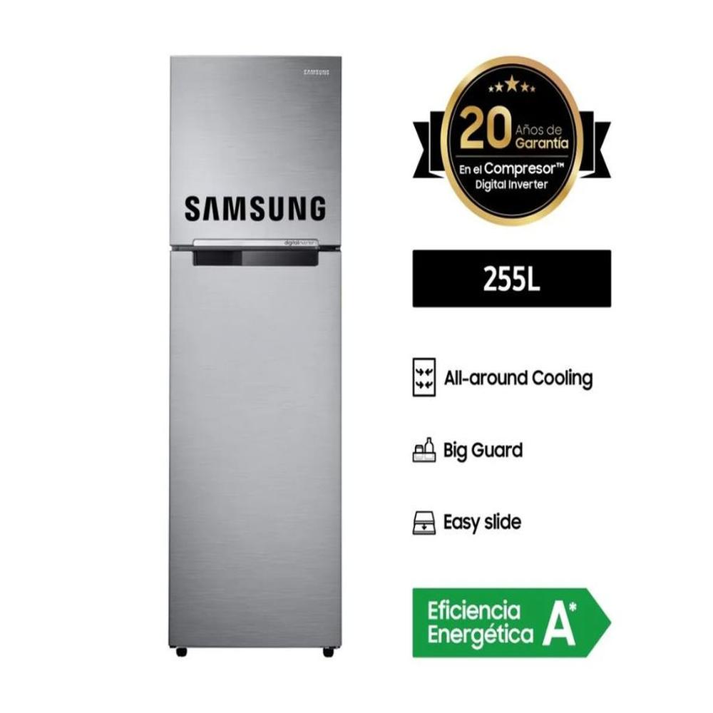 Refrigeradora Samsung RT25FARADS8 Top Freezer 255L Inox