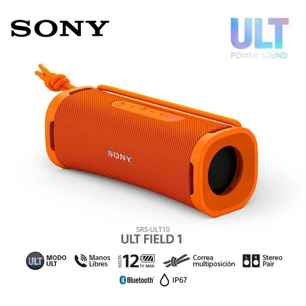 Parlante Bluetooth SONY SRS-ULT10 Portátil ULT FIELD 1 Naranja