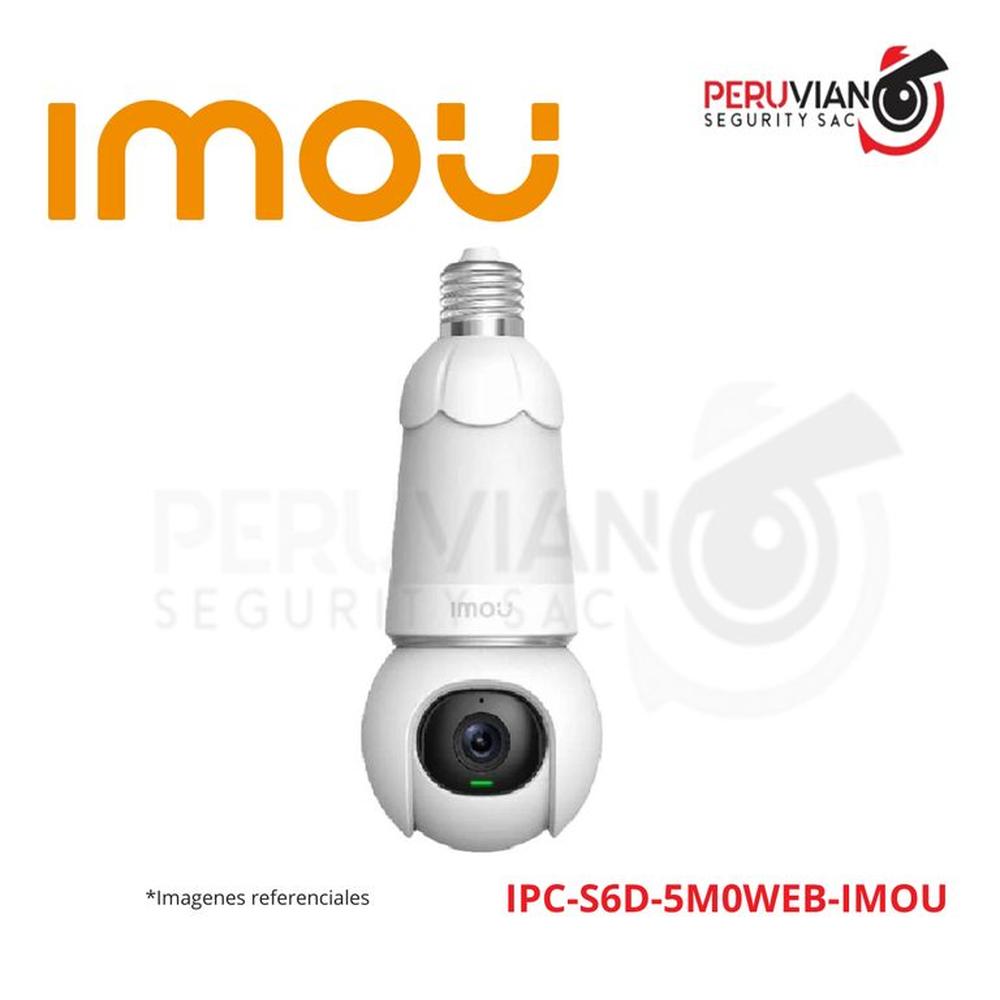 Bulb Cam 5MP - DOMO WIFI -  - 5.0 MP - 2K - IR 25M - Wi-Fi IPC-S6D-5M0WEB-IMOU