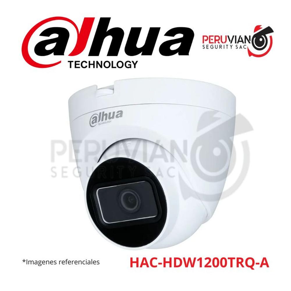 Cámara Domo de foco fijo HDCVI IR de 2 MP HAC-HDW1200TRQ-A