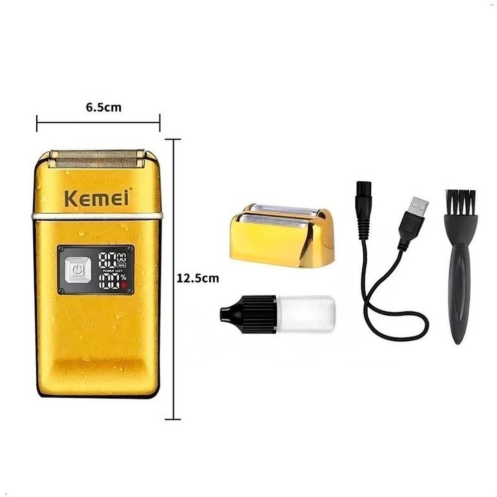 Maquina Afeitadora Shaver Kemei KM TX9 Dorado