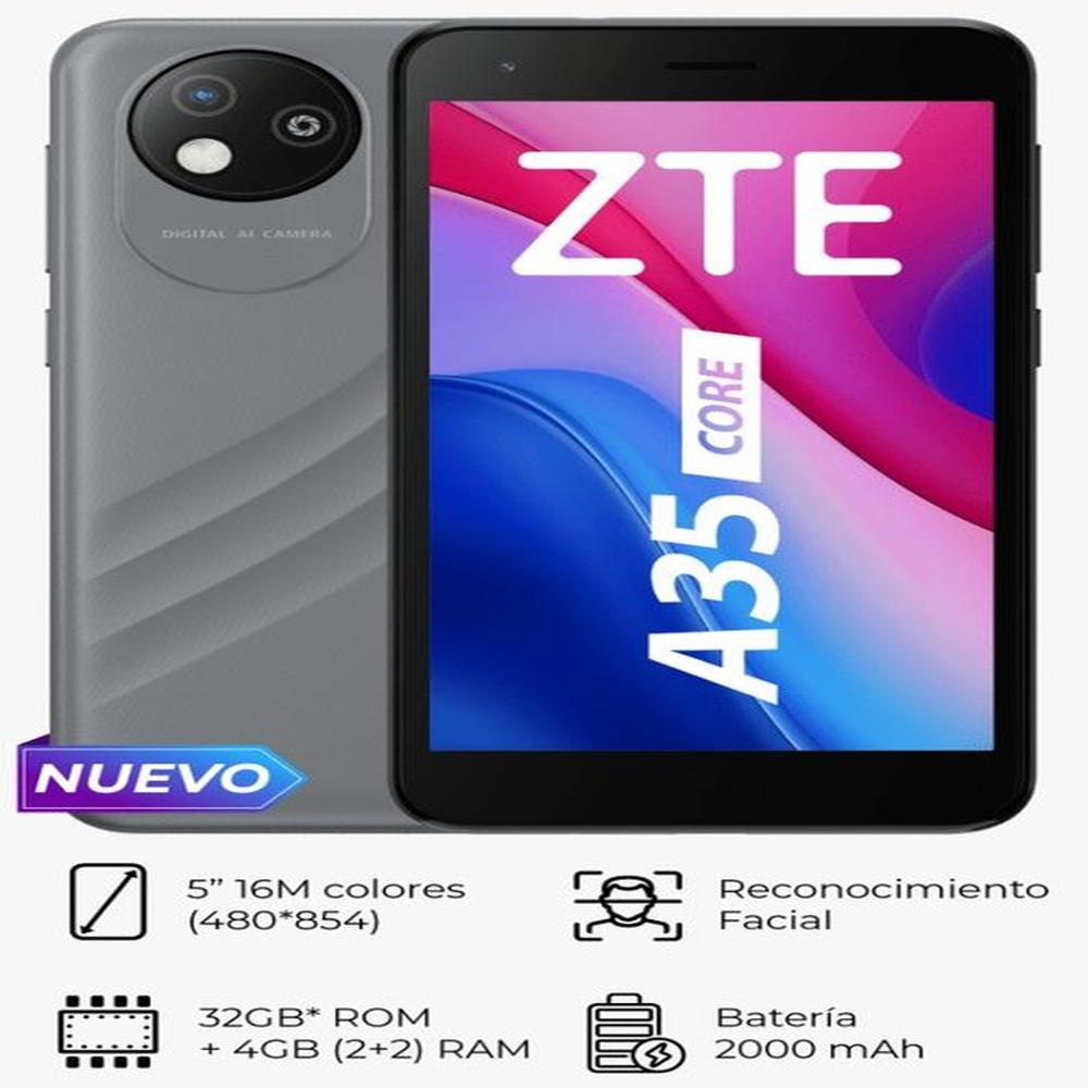 ZTE A35 CORE 2 +2RAM / 32GB GRIS