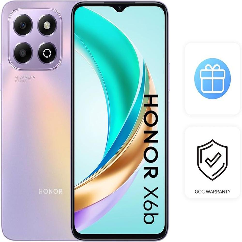 HONOR X6B VERSIÓN DE 6RAM 256GB COLOR  PURPLE