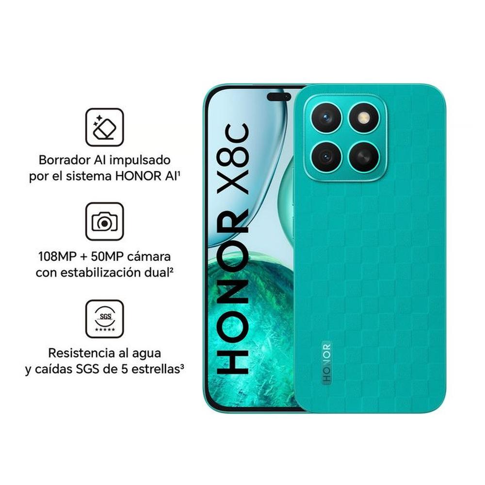 Honor X8c 4G LTE  8GB Ram 256GB  - VERDE