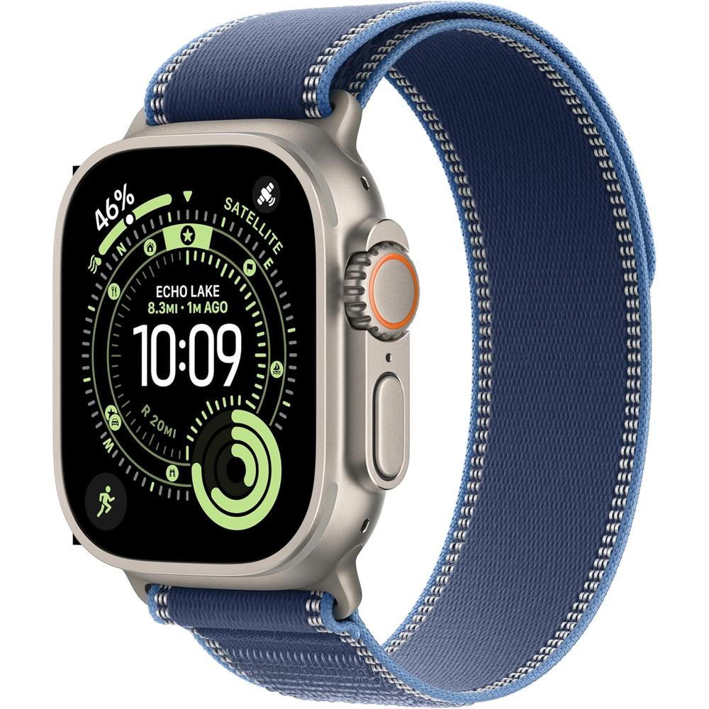 Apple Watch ULTRA 3 Natural Titanio (GPS + CELLULAR 49mm) + Trail Loop Azul M-L