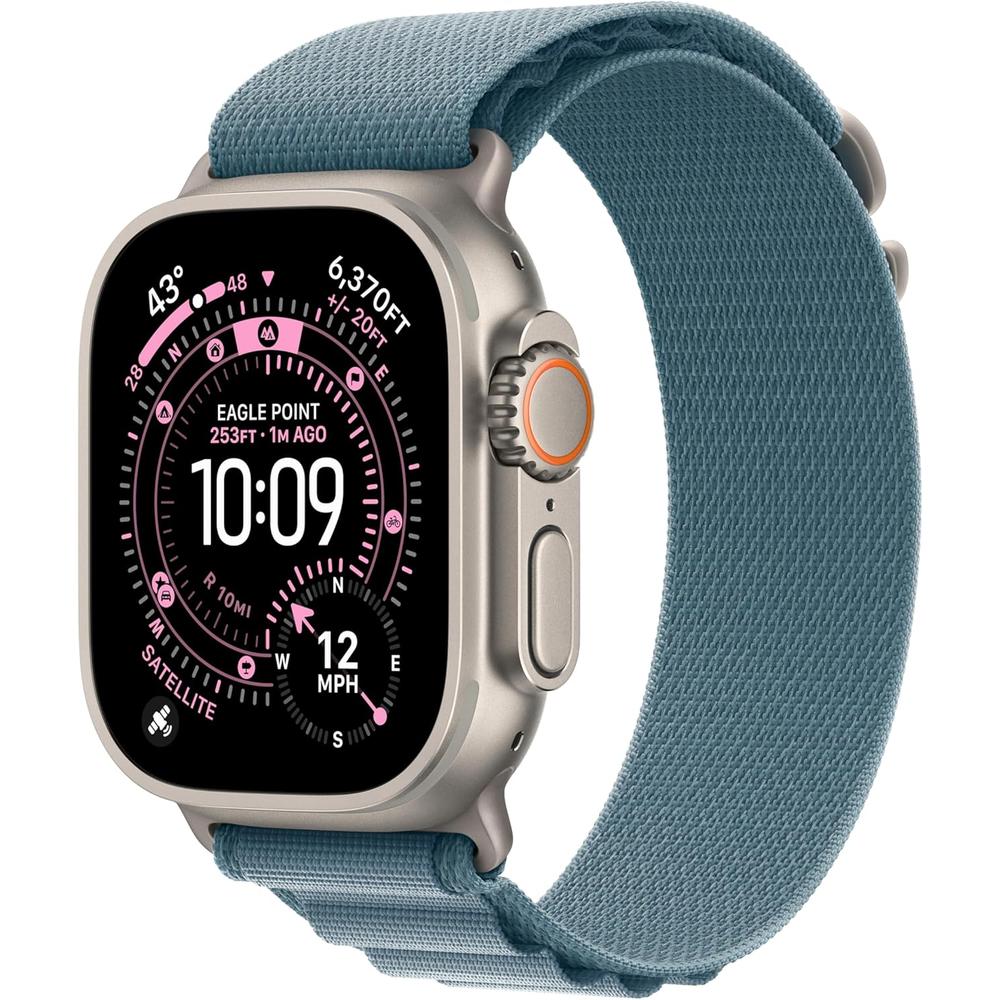 Apple Watch ULTRA 3 Natural Titanio (GPS + CELLULAR 49mm) + Alpine Loop Azul Claro S