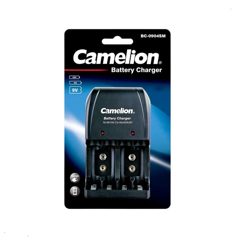Cargador de Pilas y Bateria 9V Camelion BC 0904SM