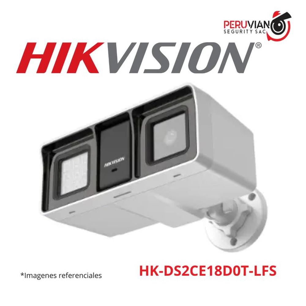 Cámara tipo bala  con audio, luz e híbrida inteligente de 2 MP HK-DS2CE18D0T-LFS