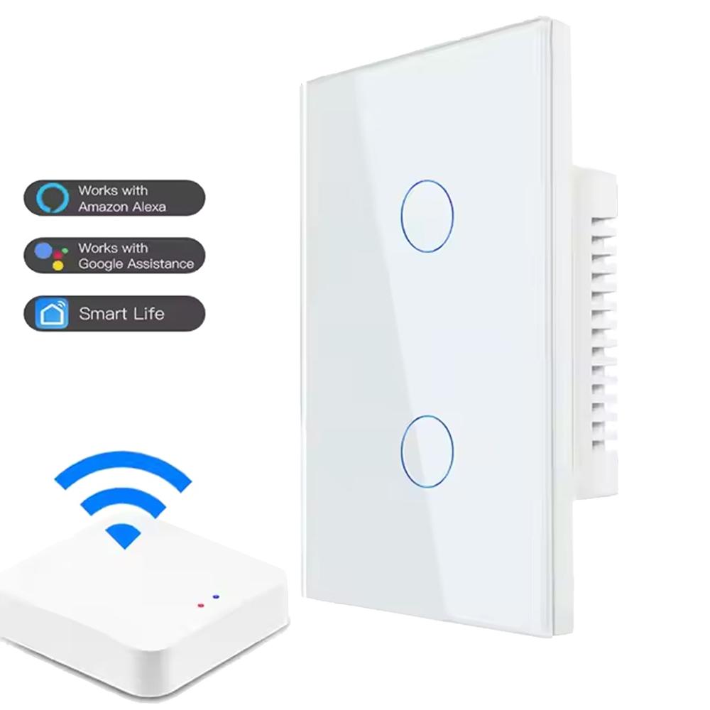 Interruptor Inteligente Alexa Google Smart Wifi 2 botones