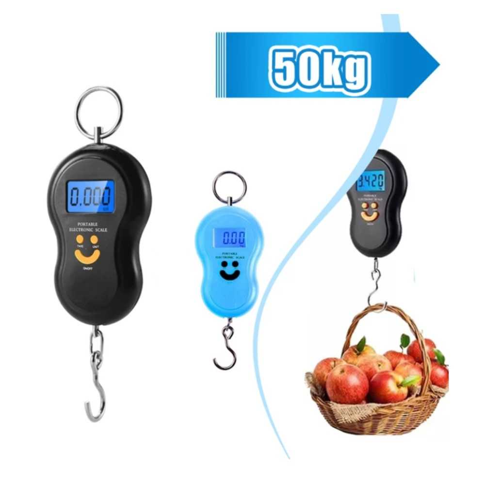 Balanza Electrónica Digital Viajero de Gancho 50 Kg 10g