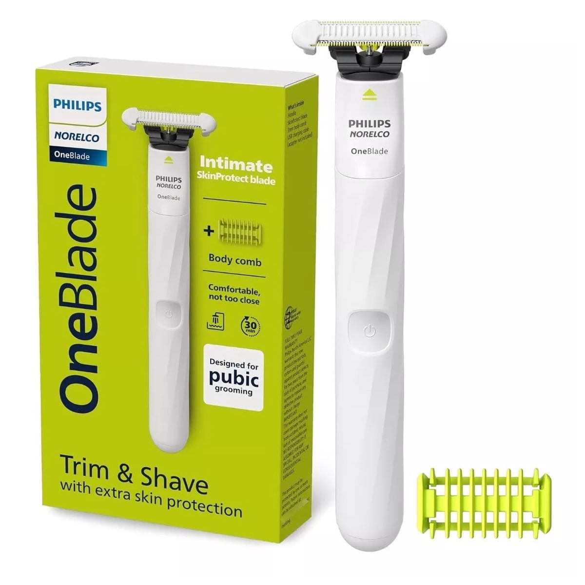 Modelador Oneblade Philips Coporal Y Pùbico Con Skinprotect