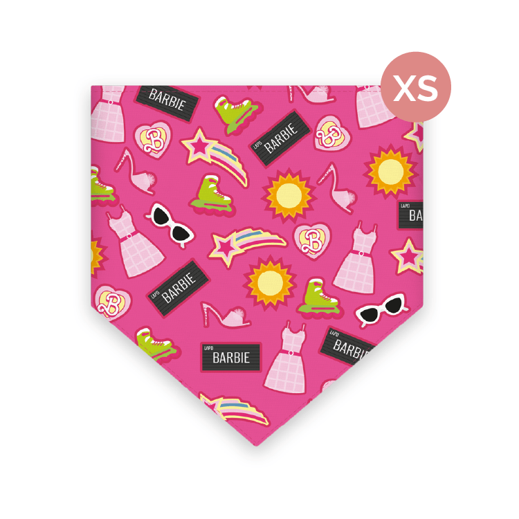 Bandana para mascotas Bandydog! Barbie XS