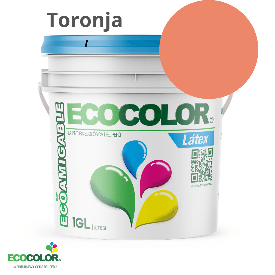 Pintura Ecológica LATEX 1 Galón Rojo Teja