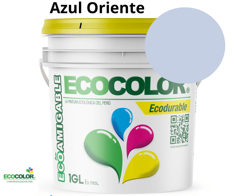 Pintura Ecológica ECODURABLE 1 Galón Azul Oriente