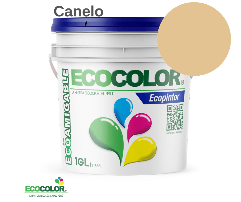 Pintura Ecológica ECOPINTOR 1 Galón Canelo