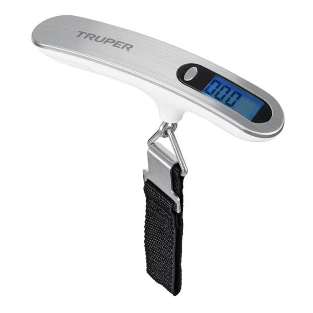 Balanza Electronica para Maleta 50kg 4 Medidas Pila CR2032, Truper 100787 Balanza Electronica para Maleta 50kg 4 Medidas Pila CR2032, Truper 100787