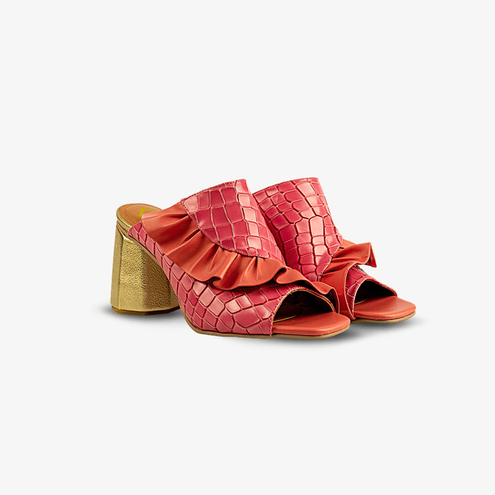 Sandalias Galeanna Coral Pump Color Coral Talla 36 Sandalias Galeanna Coral Pump Color Coral Talla 36
