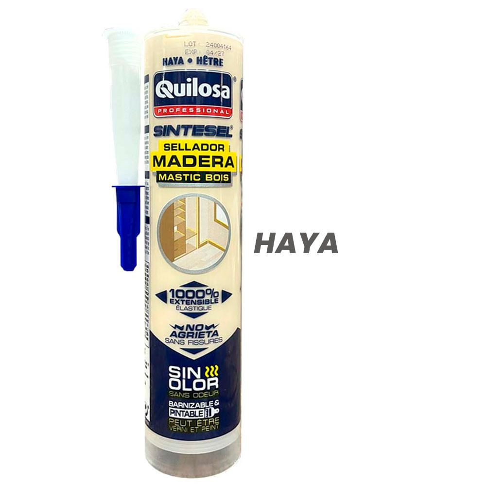 Sellador Quilosa de Juntas Sintesel Madera 300ML Haya