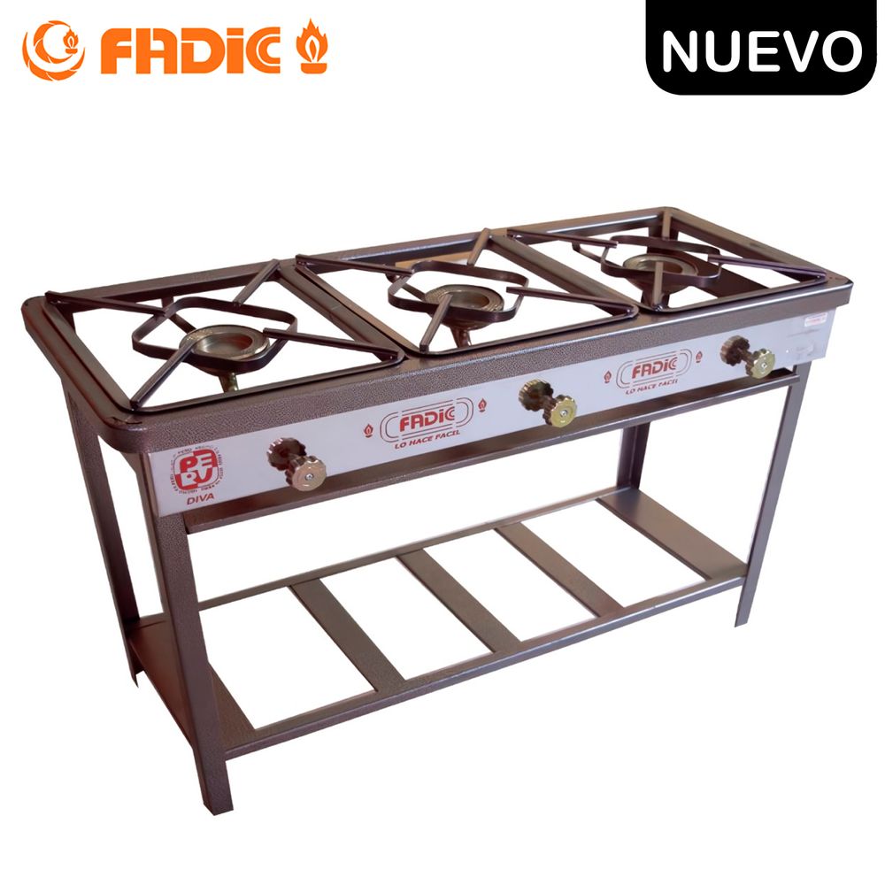 Cocina Semi Industrial Fadic FSI03-23 3 Hornillas N° 3 Cocina Semi Industrial Fadic FSI03-23 3 Hornillas N° 3 Cocina Semi Industrial Fadic FSI03-23 3 Hornillas N° 3 Cocina Semi Industrial Fadic FSI03-23 3 Hornillas N° 3