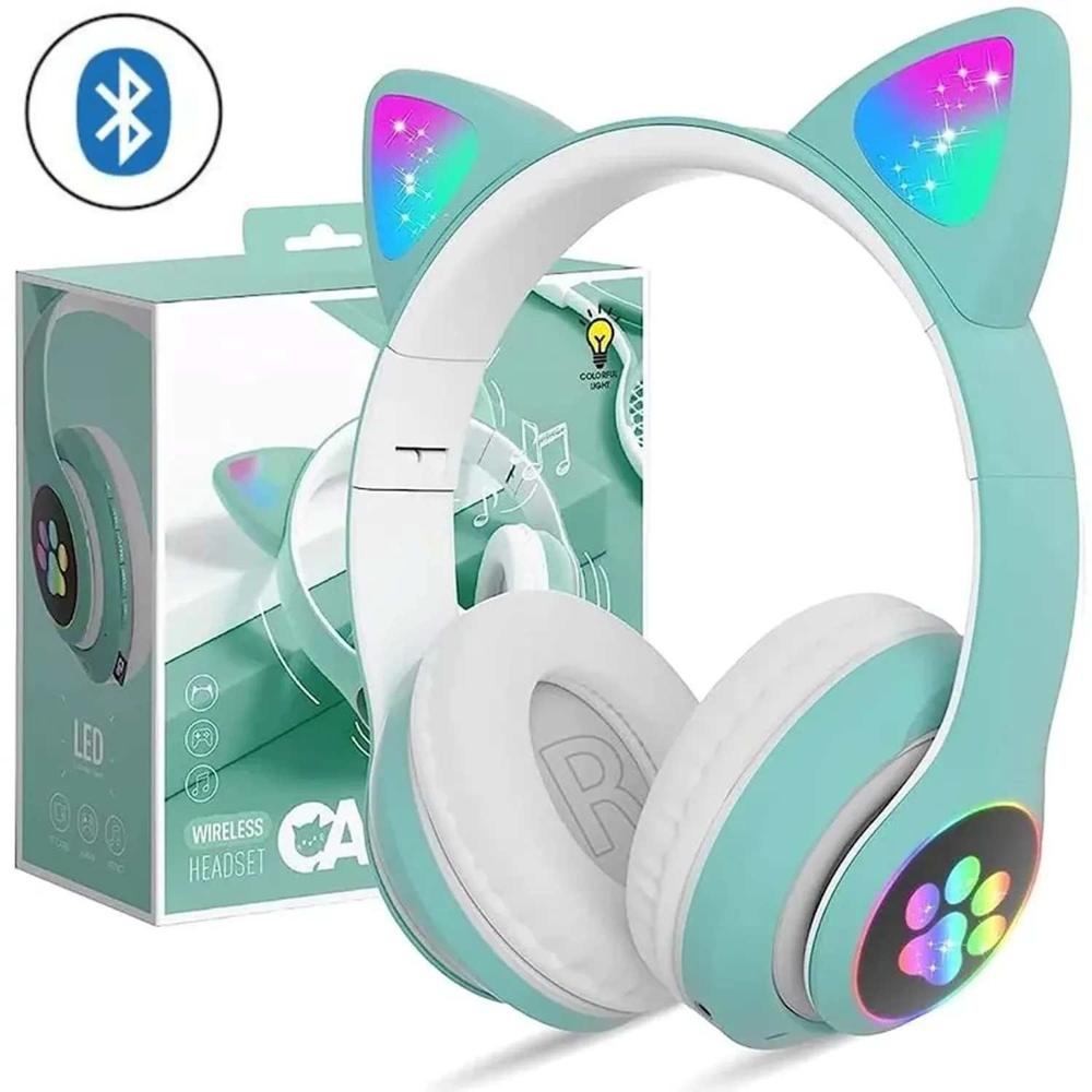 Auricular Inalámbrico Gato bluetooth STN-28 Verde Auricular Inalámbrico Gato bluetooth STN-28 Verde