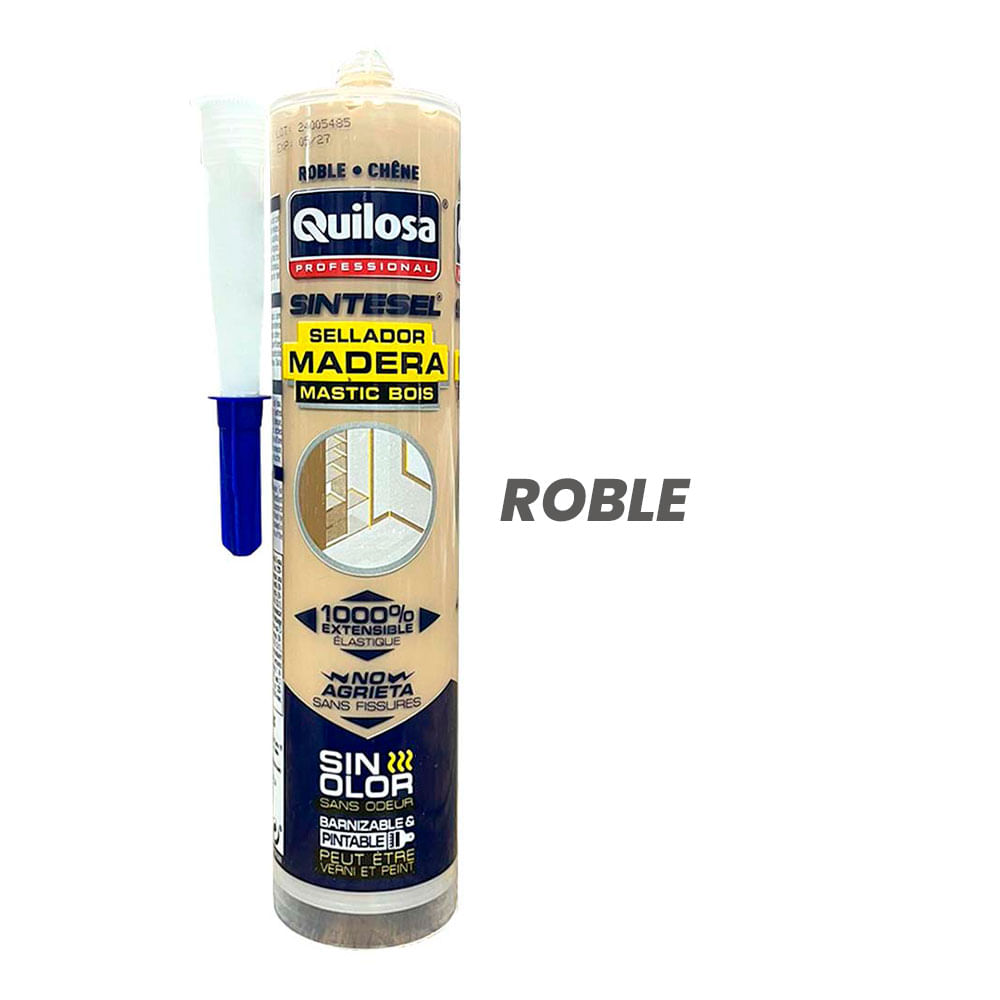 Sellador Quilosa de Juntas Sintesel Madera 300ML Roble