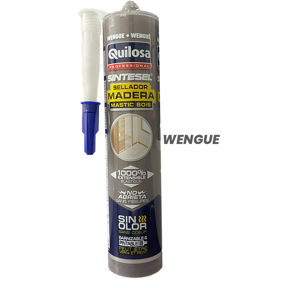 Sellador Quilosa de Juntas Sintesel Madera 300ML Wengue