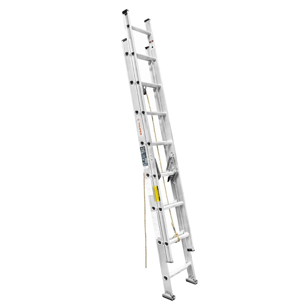 Escalera de Extensión 16 Escalones 150 Kg Tipo III Truper 16026