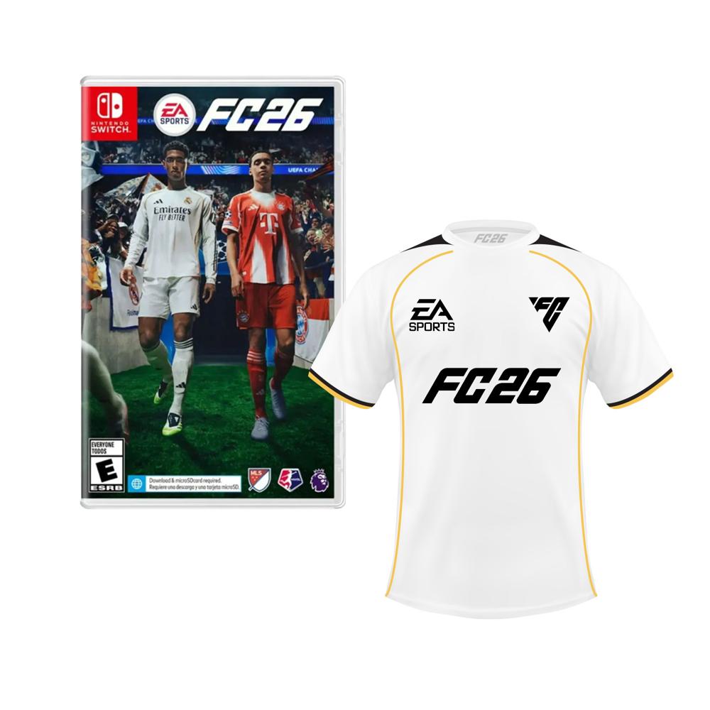 Ea Sports Fc 26 + Polo Blanco L Nintendo Switch
