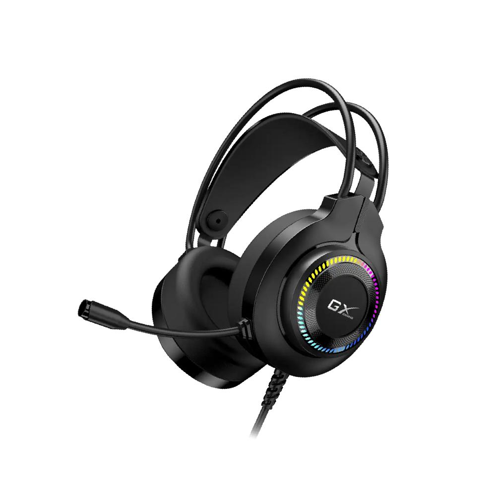 Audifonos Gamer Genius HS-GX580U USB Headset RGB Black