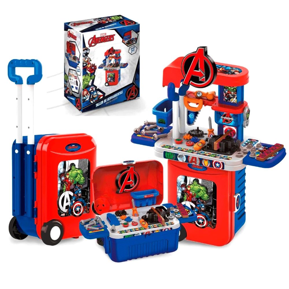 Set de Herramientas y Maleta 3 en 1 Avengers Set de Herramientas y Maleta 3 en 1 Avengers
