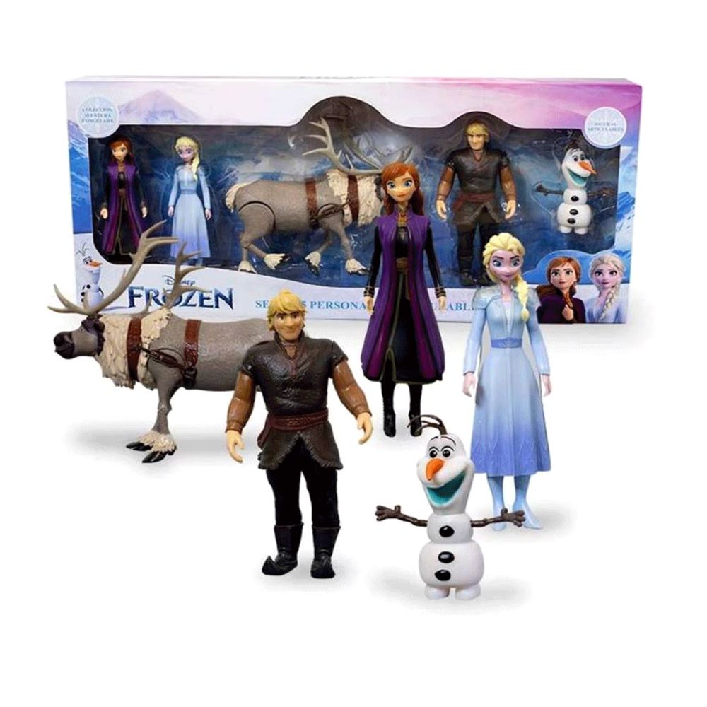 Set De Figuras Articulables Frozen II Disney FZM-5 Set De Figuras Articulables Frozen II Disney FZM-5