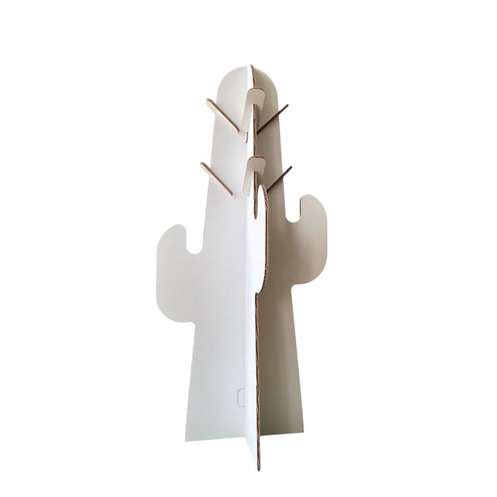 Perchero Carlos Cactus en Cartón Perchero Carlos Cactus en Cartón