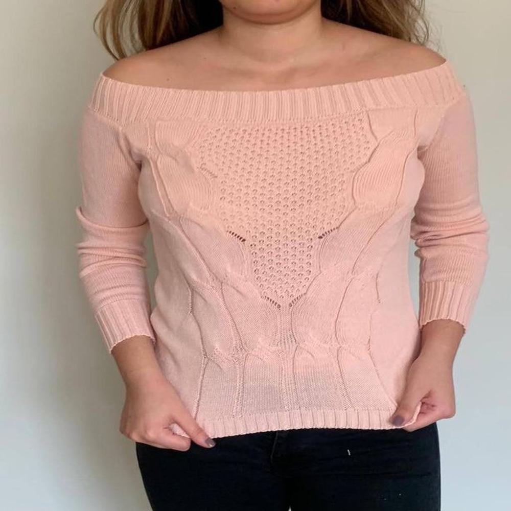 Chompa de Hilo Mujer Melon Mandalay Knits. S/M Melon Chompa de Hilo Mujer Melon Mandalay Knits. S/M Melon