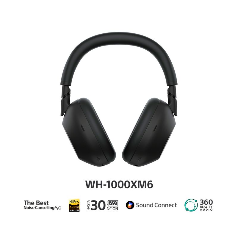 Sony WH-1000XM6 Bluetooth Over Ear Negro