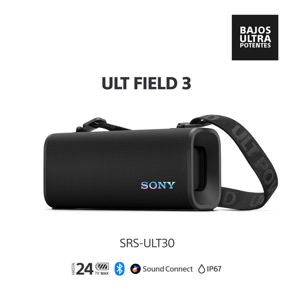 Parlante Sony SRS-ULT30/BC LA Bluetooth Negro