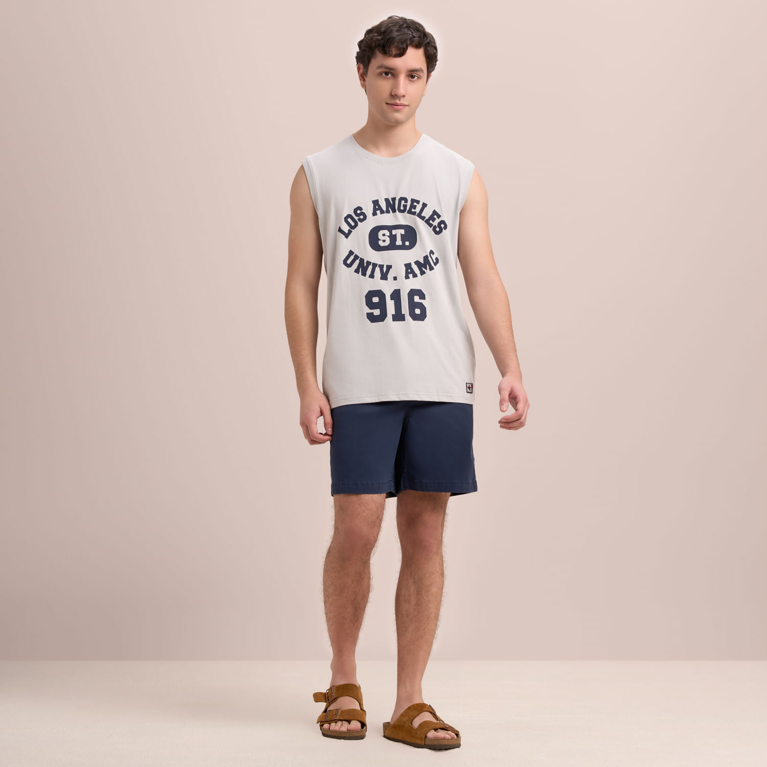 Short Hombre Amc Elastic Solid Org