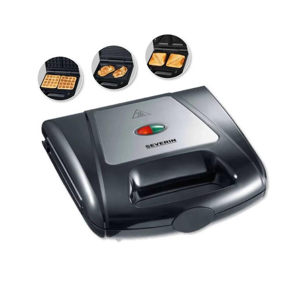 Sandwichera Waflera 3 en 1 Severin SA 2968