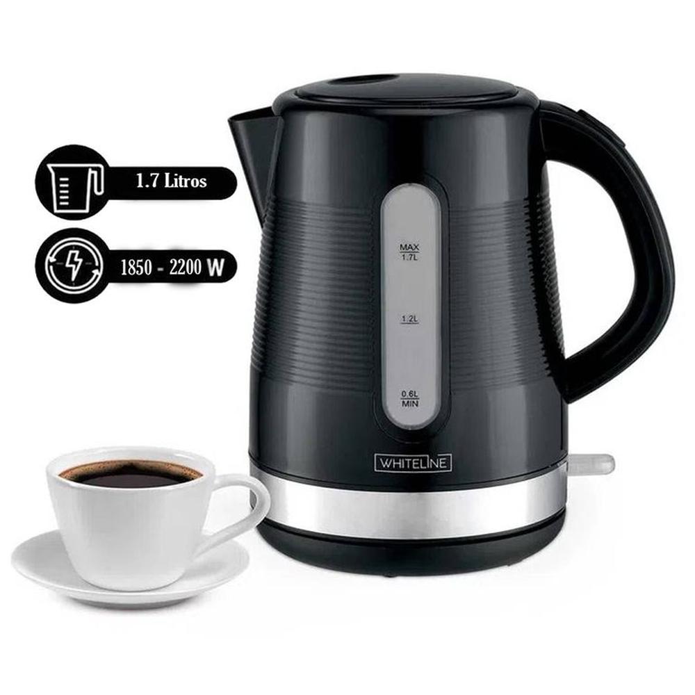 Hervidor Eléctrico Whiteline 1.7 Litros Negro