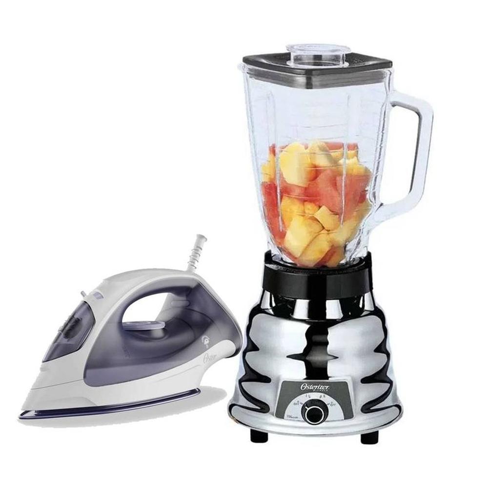 Combo Oster Licuadora 2 Velocidades 1.25 Lt 250-22 600W +Plancha