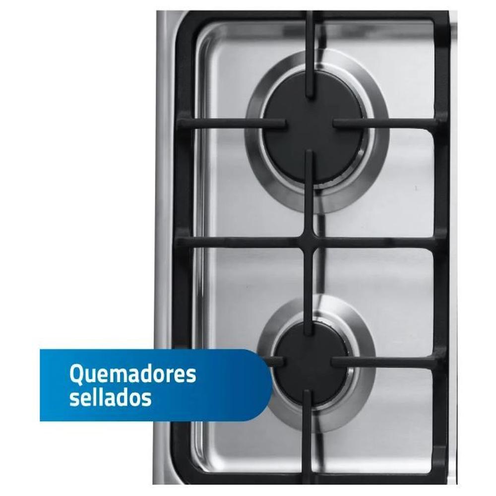 Cocina Gas Indurama CORUÑA QZ Croma 4 Hornillas