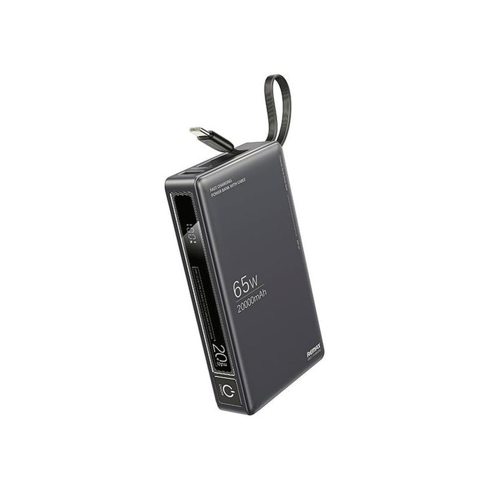Power Bank 20000mha Carga Rapida 65w Remax Rpp-87- GRIS OSCURO