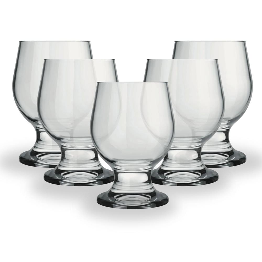 Vaso Copa para Agua Paulista 250ml de Vidrio, Set X6 Copas