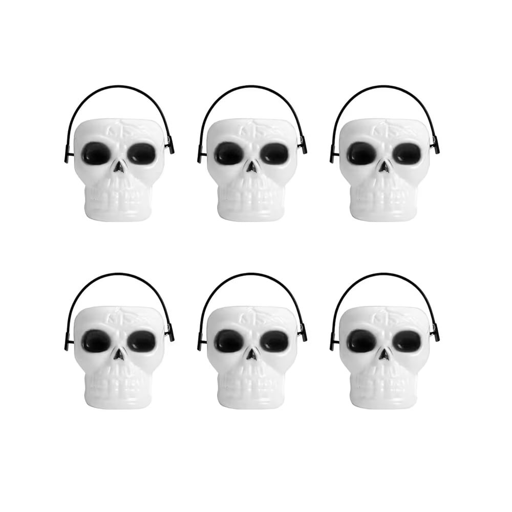 HALLOWEEN - Set de mini 6 vasos de plastico multicolor