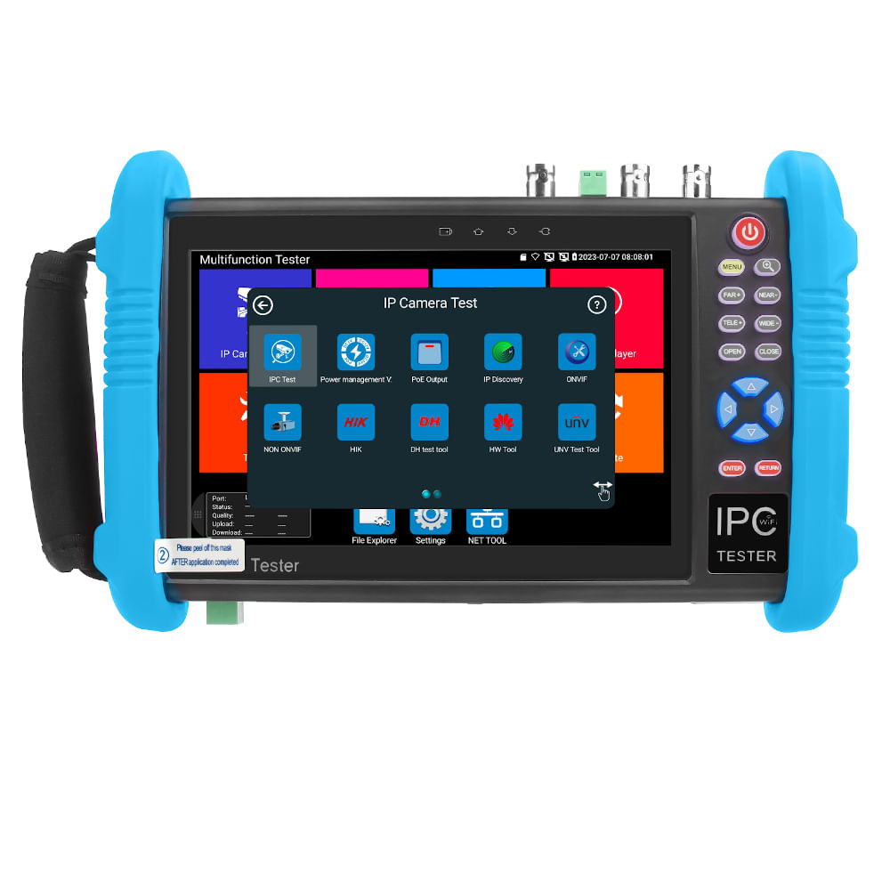 Noyafa NF-IPC716ADHS PRO Probador CCTV/IP 7"" Retina 4K PoE, HDMI, UTP/RJ45