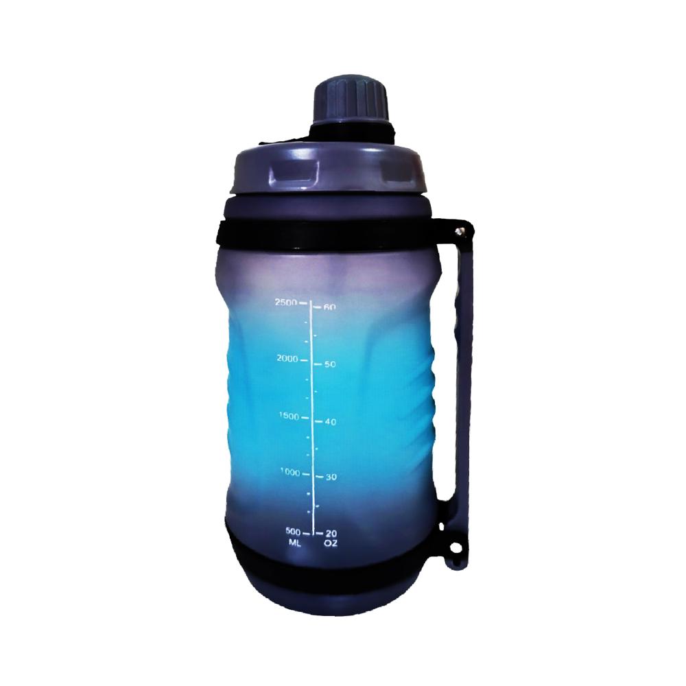 Tomatodo Deportivo de 2.5 Litros Policarbonato Fitnes Sports Gris