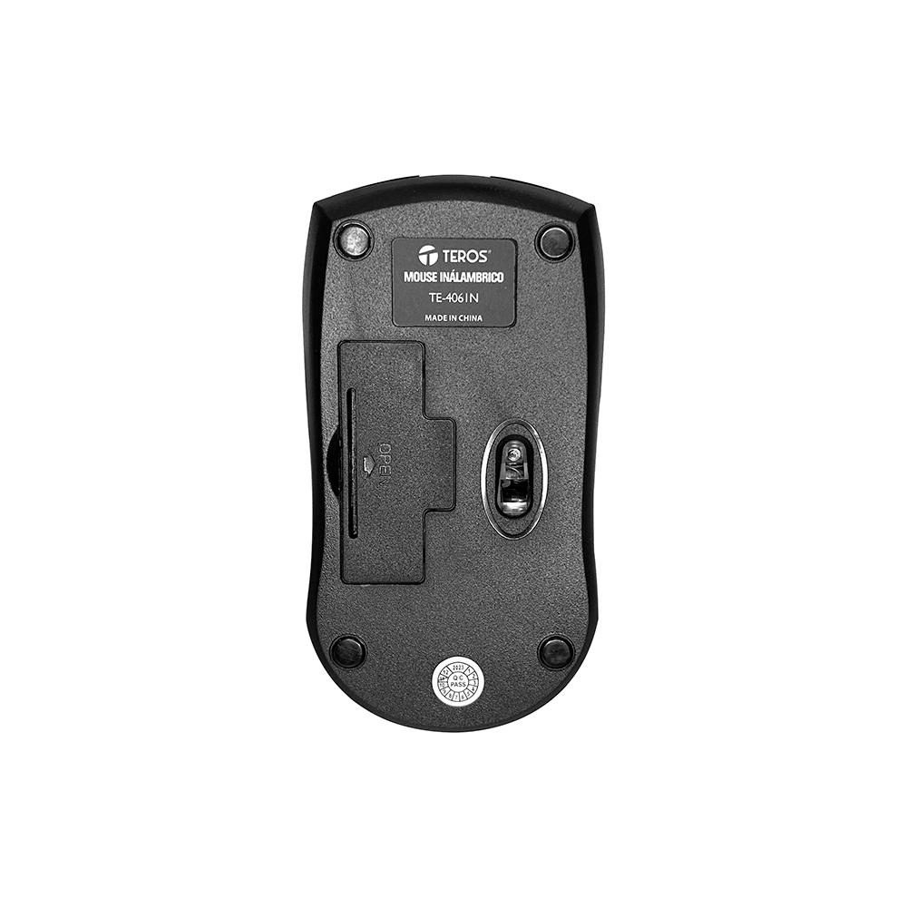Teclado y Mouse Inalámbricos Teros Te-4061N Conexión USB